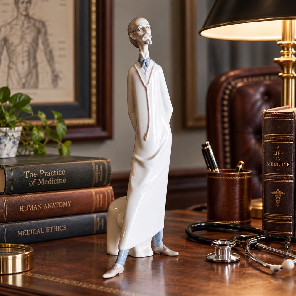 LLADRO #4602 Doctor Physician Médico Salvador Furió Porcelain Figurine